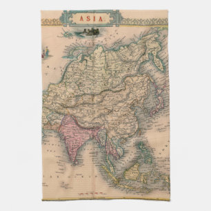 Paño De Cocina Mapa antiguo antiguo inspirado (11)