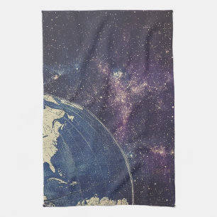 Paño De Cocina Mapa Celestial Antiguo