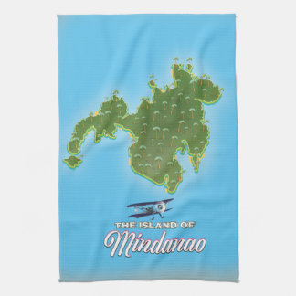 Paño De Cocina Mapa de Mindanao