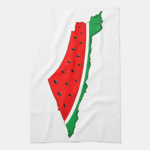 Paño De Cocina Mapa de Palestina sandía símbolo de la libertad