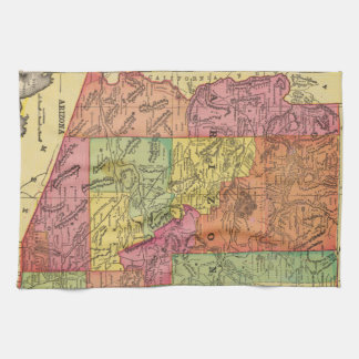 Paño De Cocina Mapa del vintage de Arizona (1909)