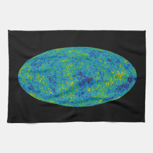 Paño De Cocina Mapa universal de sonda de anisotropía de microond