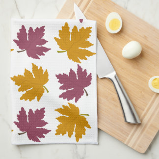 Paño De Cocina Maple Leaves de otoño moderno