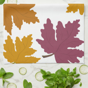 Paño De Cocina Maple Leaves de otoño moderno