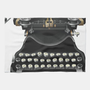 Paño De Cocina Máquina de escribir antigua