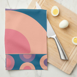 Paño De Cocina Mar Coral Moderno de Mediano Siglo