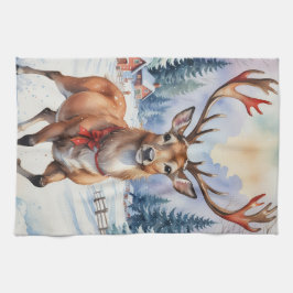Paño De Cocina Maravilla de renos: colisos de vacaciones