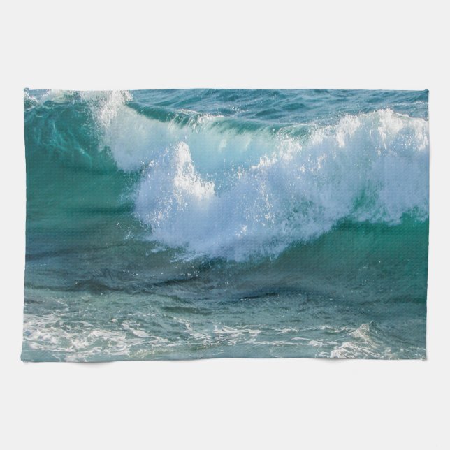 Paño De Cocina Maravillosa Wave mar mar mar mar naturaleza marina (Horizontal)