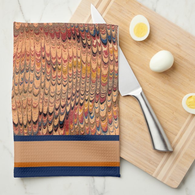 Paño De Cocina Marble de Arizona (toalla de huésped monograma) (Doblado Cuarto)