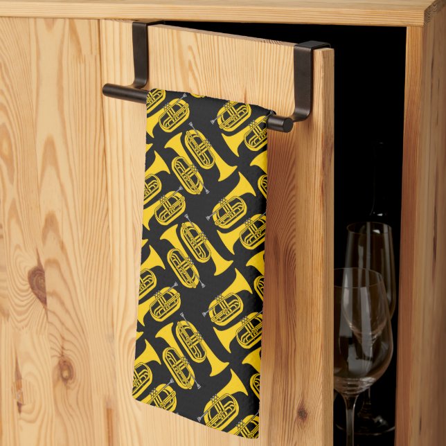 Paño De Cocina Marchando Baritone Crosshatch (Pliegue de tercios)