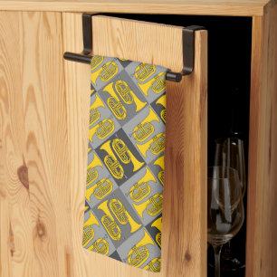 Paño De Cocina Marchando Baritone Crosshatch