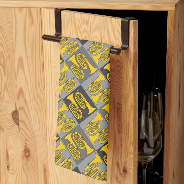 Paño De Cocina Marchando Baritone Crosshatch (Pliegue de tercios)