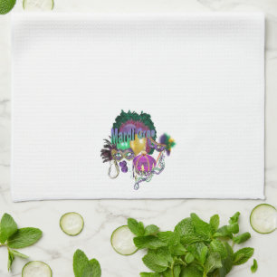 Paño De Cocina Mardi Gras
