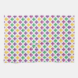 PAÑO DE COCINA MARDI GRAS FLEUR DI LIS