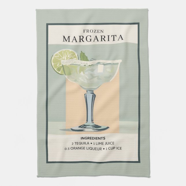 Paño De Cocina Margarita congelada (Vertical)