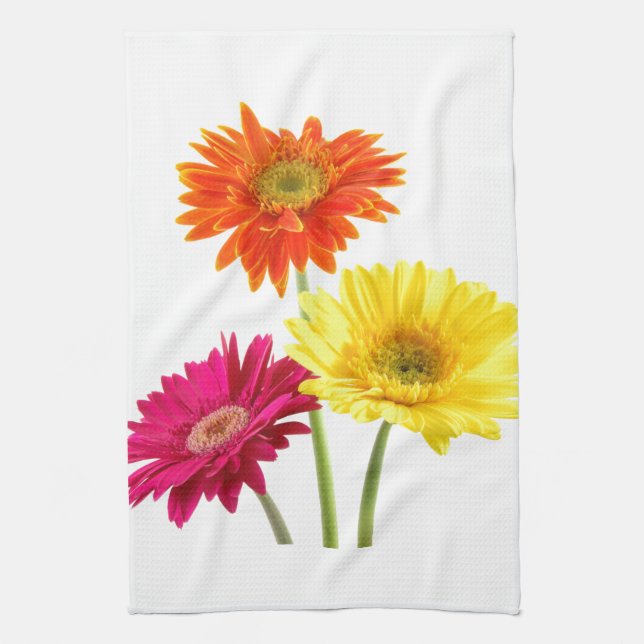 Paño De Cocina Margarita del Gerbera (Vertical)