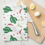 Paño De Cocina Margaritas y Chili Peppers Fiesta<br><div class="desc">Sujete la cocina con esta divertida toalla de cocina margarita. Perfecto para una fiesta o todos los días.</div>