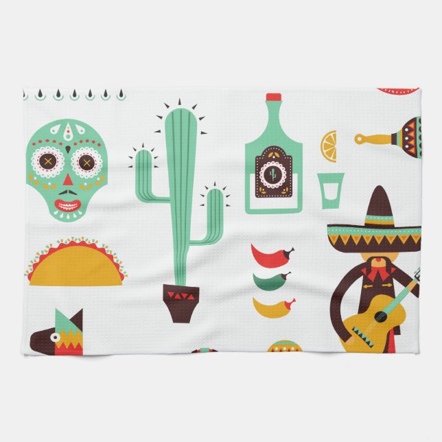Paño De Cocina mariachi mexicana (Horizontal)
