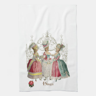Paño De Cocina Marie Antonieta Damas en espera