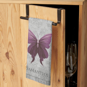 Paño De Cocina Mariposa de Magenta Jeweld