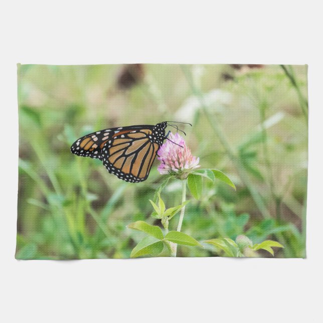 Paño De Cocina Mariposa de monarca (Horizontal)