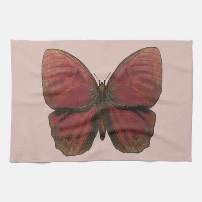 Paño De Cocina Mariposa Gallo Rojo (Horizontal)