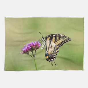 Paño De Cocina Mariposa Swallowtail del Tigre del Este