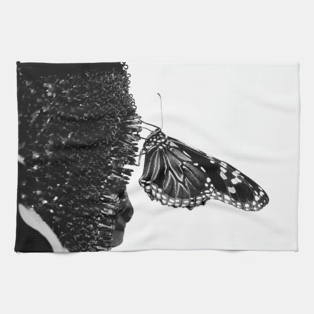 Paño De Cocina mariposa tímida blacq (Horizontal)