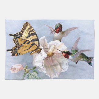 Paño De Cocina Mariposa y colibríes