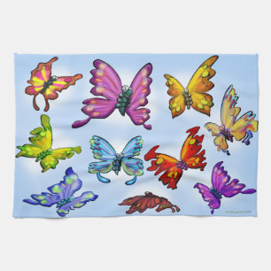 Paño De Cocina Mariposas