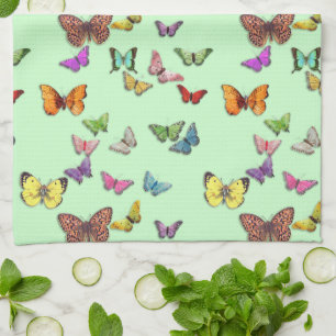 Paño De Cocina Mariposas