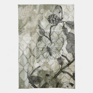 Paño De Cocina Mariposas árabes II