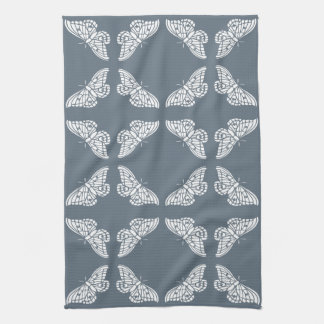 Paño De Cocina Mariposas de arte y artesanía azul bayoux