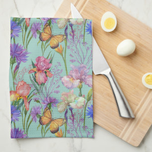 Paño De Cocina Mariposas En El Jardín