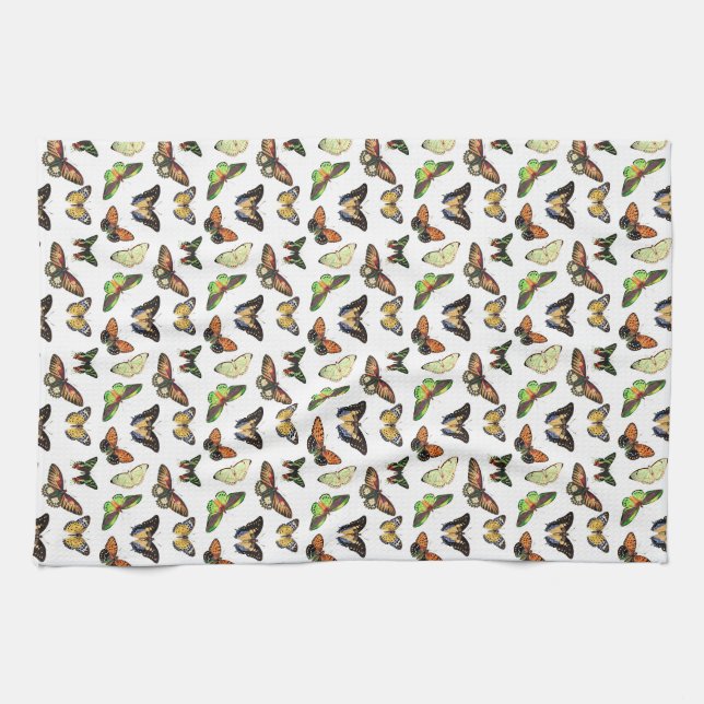 Paño De Cocina Mariposas Vintage (Horizontal)