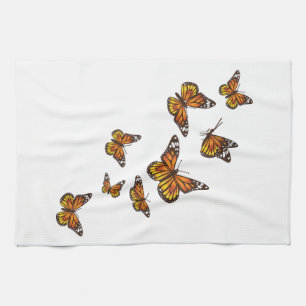 Paño De Cocina Mariposas voladoras - Amante de las mariposas jard
