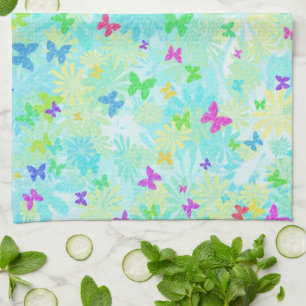 Paño De Cocina Mariposas y dias coloridas de Shirley Taylor