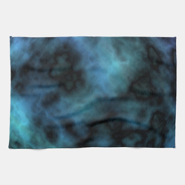 Paño De Cocina Mármol azul de imitación (Horizontal)