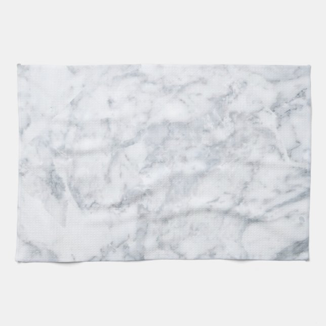 Paño De Cocina Mármol blanco (Horizontal)