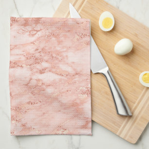 Paño De Cocina Mármol de oro Rosa 7