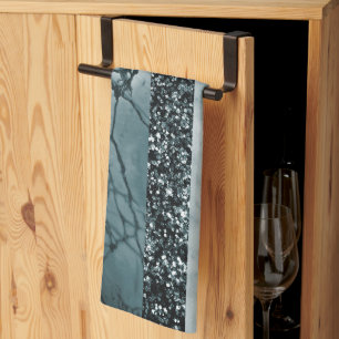 Paño De Cocina Mármol Leopardo Brillo Rayas Glam 2