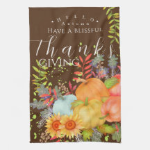 Marrón de Acción de Gracias de Otoño