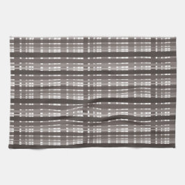 Paño De Cocina Marrón y blanco