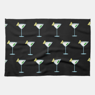 Paño De Cocina Martini Amantes del Alcohol De Cristal Cóctel