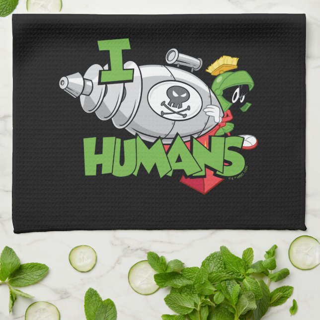 Paño De Cocina MARVIN THE MARTIAN™ I Laser Humans (Doblado)