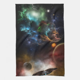 Paño De Cocina Más allá del espacio y el tiempo: arte fractal