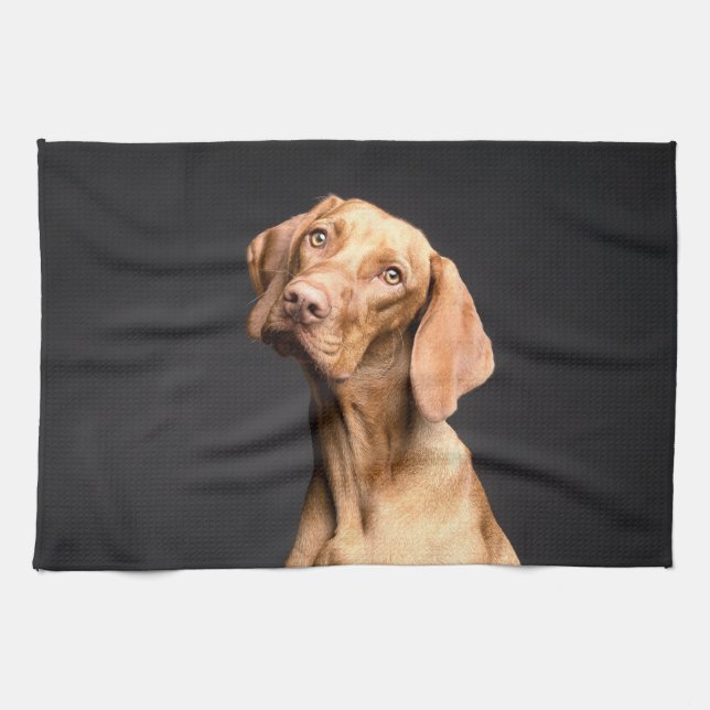 Paño De Cocina Mascota Brown Beagle Dog (Horizontal)