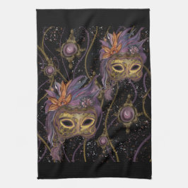 PAÑO DE COCINA MASQUERADE VENECIA  ARTE     