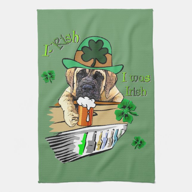 Paño De Cocina Mastiff St Patrics (Vertical)