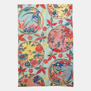 Paño De Cocina Materia textil de kimono japonesa vintage (Bingata